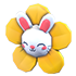 Flower Bunny Clip