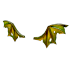 Halloween Green Zombie Bat Wings