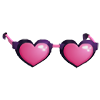 Pink Heart Glasses