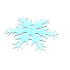Snowflake Throwing Disc