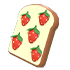 Strawberry Toast Flying Disc