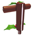 Yule Log Pogo Stick