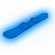 Blue Neon Snowboard